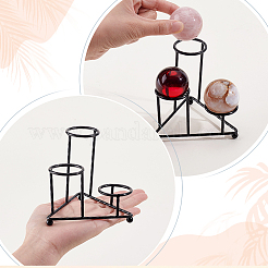 Держатели хрустальных шаров из сплава&nbsp;ODIS-WH0078-97EB