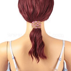 2個のサマージュエリーウエストビーズ  ボディチェーン  ガラスシードビーズベリーチェーン  女性の女の子のためのビキニジュエリー  カメリア  31.50インチ（80cm）&nbsp;NJEW-C00024-07