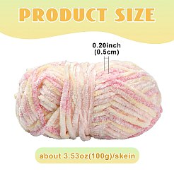 Fil de polyester doux au crochet&nbsp;YCOR-FZC0001-01G