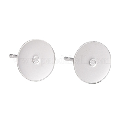 64 pieza de accesorios para pendientes de acero inoxidable 304 de tamaño 8&nbsp;STAS-LS0001-10S