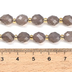Fili di perle agata grigio naturale &nbsp;GG-CBA4A3B-A02