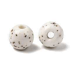 Perline rotonde in ceramica fatte a mano con effetto maculato&nbsp;PR-NH0001-02A