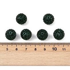 Бусины с класс А стразами&nbsp;RB-B027-2