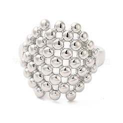 Латунные открытые кольца манжеты&nbsp;RJEW-P098-15P