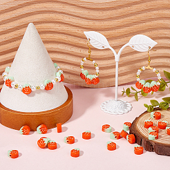 300шт бусины из полимерной глины ручной работы CLAY-SC0001-93