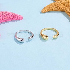 925 открытое кольцо-манжета в форме слезы из стерлингового серебра для женщин JR865B