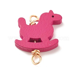 Окрашенные аэрозольной краской деревянные соединительные шармы&nbsp;PALLOY-JF01427-02