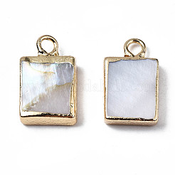 Подвески из натуральных пресноводных ракушек SHEL-N026-147