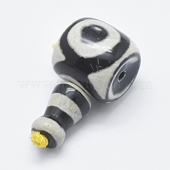 Натуральный дзи агат&nbsp;X-TDZI-I002-02A