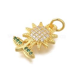 Стойки обшивки латунь микро проложить Циркон подвеску&nbsp;KK-I716-11G