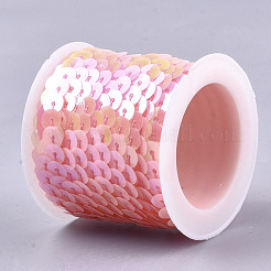 Perle di paillette in plastica ecologica&nbsp;PVC-Q092-6mm-P22