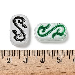 Выпечка окрашенные стеклянные бусины LAMP-D003-03