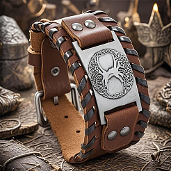 1шт плетеные браслеты из искусственной кожи BJEW-CL0001-08