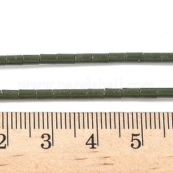 Нити бусин из искусственного камня лавы ручной работы&nbsp;PORC-A029-02