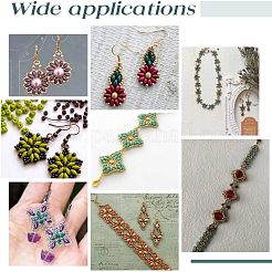 720 шт. цветные блестящие чешские стеклянные бусины GLAA-NB0001-51B