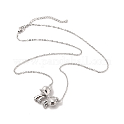 Collares colgantes de acero inoxidable 304&nbsp;NJEW-U002-17P