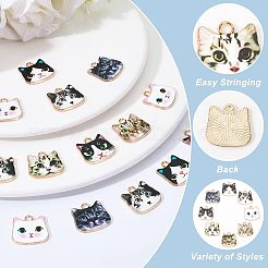 Подвески из сплава с принтом в 80 стилях FIND-NB0003-19