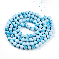 Выпечка окрашенные стеклянные бусины&nbsp;X1-DGLA-N012-8mm-05