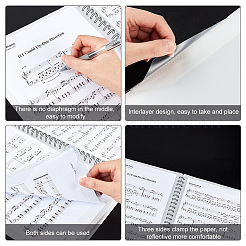 Пластиковая папка для пианино&nbsp;AJEW-WH0248-188A