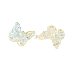 Galvanoplastie perles de verre transparentes&nbsp;EGLA-N057-03B