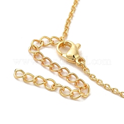 Ожерелья с подвесками в виде медведей NJEW-G082-01C-G