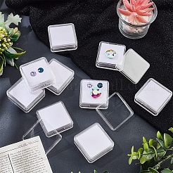 Прозрачные акриловые свободные коробки для демонстрации алмазов&nbsp;LS-CON-WH0087-54B