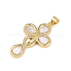 Латунные микро проложить кубического циркония подвески&nbsp;KK-K408-24B-G