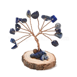 Decorazioni dell'albero della vita in scaglie di lapislazzuli naturali&nbsp;GG-CBAEDF6-01J