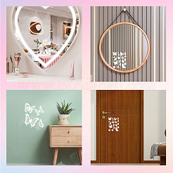 Водонепроницаемые светоотражающие пластиковые зеркальные наклейки DIY-WH0668-006