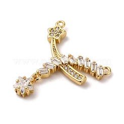 Латунные микро проложить кубического циркония подвески&nbsp;KK-P308-75G
