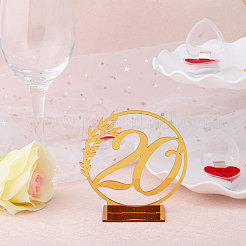 Акриловая настольная пластина для украшения дисплея DJEW-WH0001-35B