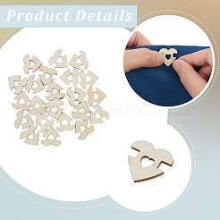 1 набор деревянных пуговиц с 1 отверстиями&nbsp;BUTT-CY0001-16A