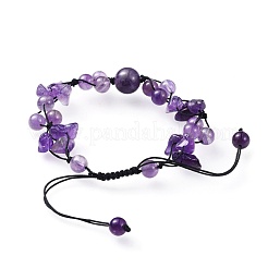 Nylon regolabile bracciali intrecciati cavo di perline&nbsp;BJEW-JB04602-01