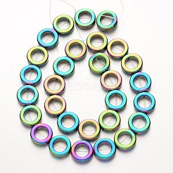 Electroplate non magnetici ematite sintetico fili di perline&nbsp;G-F300-04