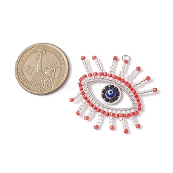 Стеклянные подвески из бисера PALLOY-MZ00260-02