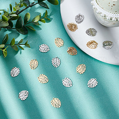 20 шт. подвески из нержавеющей стали 201 двух цветов STAS-SC0004-12