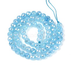 Anlaufschutz-Glasperlenstränge mit galvanischer Beschichtung&nbsp;GLAA-N064-6mm-09