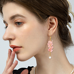 120 шт. синтетические коралловые крашеные бусины G-NB0005-84