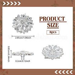 8 шт. пуговицы со стразами из сплава с 1 отверстиями&nbsp;BUTT-NB0001-96S