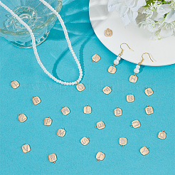 26 шт. 26 стиля латунных подвесок с микропаве из кубического циркония&nbsp;KK-PH0013-99