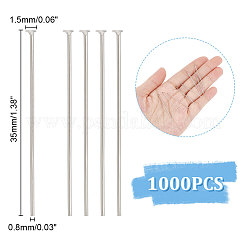 1000 шт. штифты с плоской головкой из нержавеющей стали 304 STAS-UN0049-24