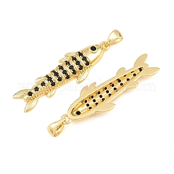Colgante micropavé cubic zirconia de latón&nbsp;CU-CBAB3AD-10G-04