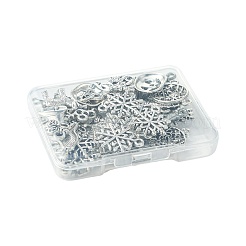 40 шт. 15 стильных подвески из сплава в тибетском стиле на Рождество TIBEP-FS0001-42