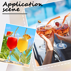 Подвески для бокалов из сплава с морскими животными AJEW-SC0002-16