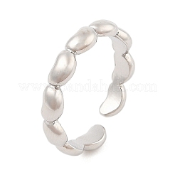 Латунные открытые манжеты для женщин&nbsp;LS-RJEW-U032-04G