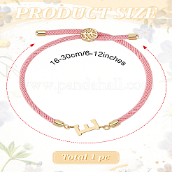 1 bracelet coulissant réglable en nylon pour femme&nbsp;BJEW-LP0001-32E-03
