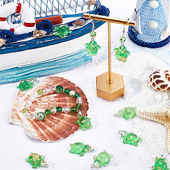 30шт подвески из прозрачной смолы RESI-SC0002-72