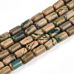 Нити бусин из натурального камня вердит G-N346-01A-06