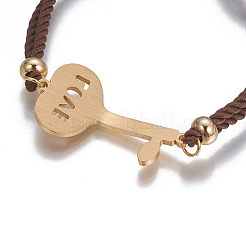 Регулируемые нейлоновые браслеты BJEW-F374-B