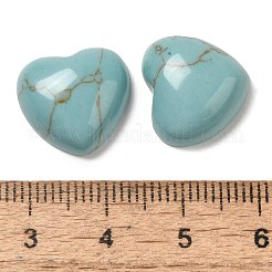 Synthetik Türkiscabochons&nbsp;G-F776-02A-01